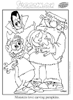 Halloween coloring page