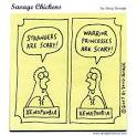 Phobia Cartoon | Savage Chickens - Cartoons on Sticky Notes by ...