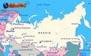 Mappa geografica Russia