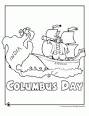 Columbus Day coloring page