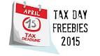 TAX DAY FREEBIES 2015 - Freebies Available on Tax Day 4/15Living.