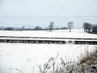 Snow covered fields, Halleaths - via Daymix