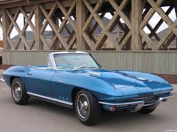 Blue Corvette Stingray