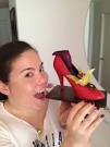 Thank you @KrisJenner for the chocolate high heel!! My friend Candace loves ... - 0da69a0bde1726bdcefb7fe7939ce076_view