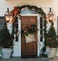 13 Christmas Porches, Doors, and Entryways