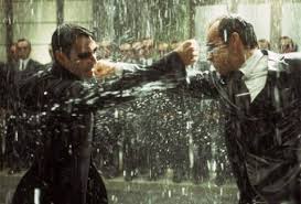 NEO LUCHA CONTRA SU DUALIDAD EL AGENTE SMITH