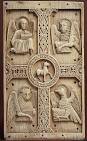 Plaque with Agnus Dei on a Cross between Emblems of the Four ...
