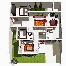 Gambar Denah Rumah Minimalis 1 Lantai Modern - Desain Denah Rumah ...