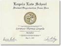 LLS | Commencement | Complimentary Student Certificates of ...
