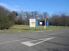 near to Coton, Cambridgeshire, Great Britain. Schlumberger trade entrance - via Daymix