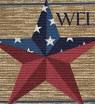 Barn Star Throw Rug Welcome Mat Kitchen Laundry Country ...