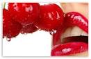 Cherry Lips HD desktop wallpaper : Widescreen : High Definition ...