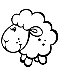 Image result for sheep coloring page