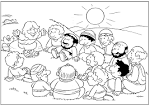 Los niños y la Biblia: Láminas Bíblicas para colorear