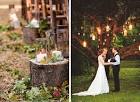 Outdoor Rustic Garden Decor Photograph | rustic ceremony decor