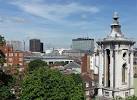 In the foreground is one of the towers of St John (TQ3079 : St John, Smith - via Daymix