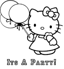 Hello Kitty Coloring coloring page