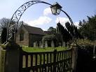 St James' church in Edlaston is small enough to fit inside its own lych-gate - via Daymix