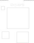 Square coloring page
