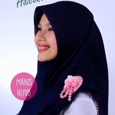 Jual MANIS HIJUP PALING MURAH || HIJAB DOUBLE HAICONT DONKER Baru ...
