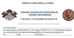 Statut al profesiei de consilier juridic