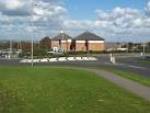 left to Honourable Pilot Pub, Roko Health Club Parking and B+Q Store, - via Daymix
