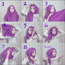 Modern Hijab Tutorial Arabian Style - hijabiworld