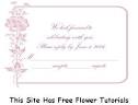 Wedding RSVP Example - RSVP Wording