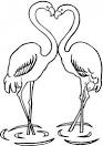 Flamingo coloring page