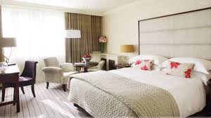 White Interior And White Bed In Room Wallpaper