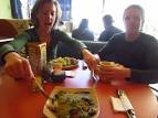 had lunch with Laura and Ben before catching the GS bus down to Golden. - via Daymix