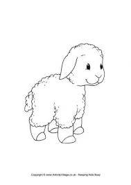 Image result for sheep coloring page