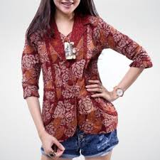 Model Baju Batik Wanita Lengan Panjang | Model Baju | Pinterest ...