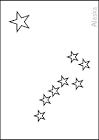 Flags coloring page
