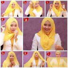 Tutorial Hijab Paris Segi Empat Untuk Sehari-hari/ Hijab Tutorial ...