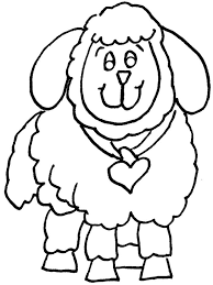 Image result for sheep coloring page