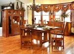 Santa Cruz Mission Style Quartersawn Oak Dining Set | Amish ...