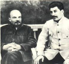 Images like this were enhanced to highlight the positive relationship and the obvious choice of Stalin as Lenin's successor - the reality was very different but no one was to find out in time to stop his ruthless climb up to the top.