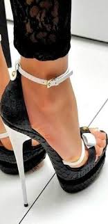 Black Leather Heels | Shoe Heaven | Pinterest | Black And White ...