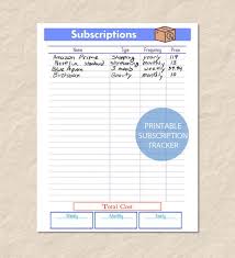 Image result for subscription list