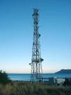 Claonaig Radio Station. This radio tower stands on the east side of the - via Daymix