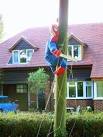 Spiderman is just one of the entrants in this years scarecrow competition - via Daymix