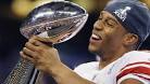 Super Bowl Victor Cruz BT.jpg. New York Giants wide receiver Victor Cruz