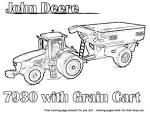 Tractor coloring page