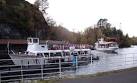as the recently refurbished "Sir Walter Scott" ties up after a cruise - via Daymix