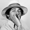 Obama smoking a marijuana