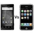 Side by Side Comparision  Motorola Droid Vs iPhone Fommy