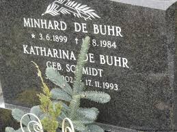Grab von Katharina Buhr, de (geb. Schmidt) (03.08.1902-17.11.1993 ...