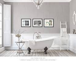 Bathroom Decor Set of 3 Photographs Bathroom by LisaRussoFineArt