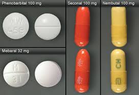 Phenobarbital is a barbiturate; others are Mebaral, Seconal, and Nembutal.